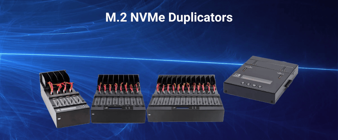 M.2 and NVMe duplicator for high-speed data replication