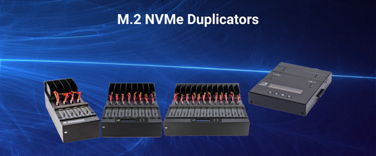 NVMe M.2 drive duplicator for high-speed data replication