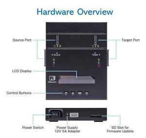 M.2/U.2/U.3 NVMe/SATA/SAS Duplicator and Sanitizer 1-1 image 2 product photo
