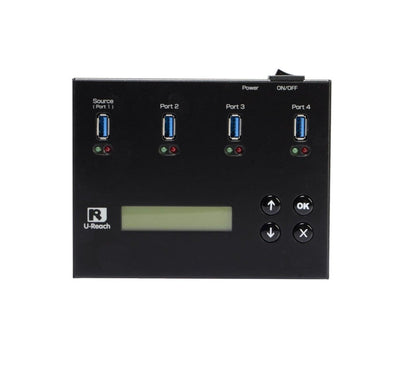 USB 3.2 Portable Flash Duplicator and Sanitizer 1 to 3 image 1 product photo
