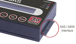 MiniSAS SAS Series 2.5″/3.5″ SATA/SAS HDD/SSD Duplicator and Sanitizer 1 to 1 image 2 product photo