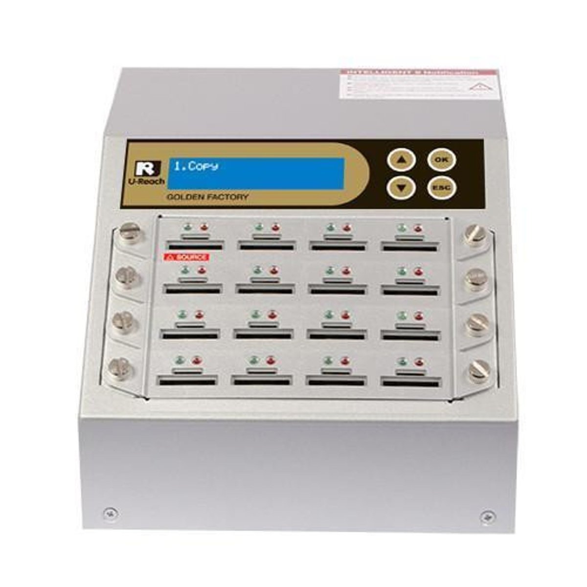 SD/MicroSD Card Duplicator and Sanitizer - Golden Series image 2 product photo
